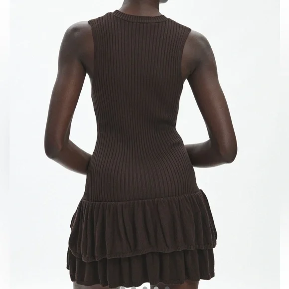 Urban Outfitters Kimchi Blue Katrina Drop Waist Sweater Mini Dress Minimalist - Picture 2 of 11